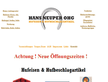 Tablet Screenshot of hans-neuper.com